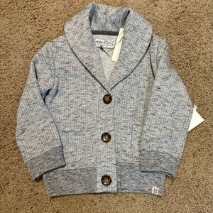 Sovereign Code Nordstrom Rack Gray Cardigan with button front. Size 24 months.